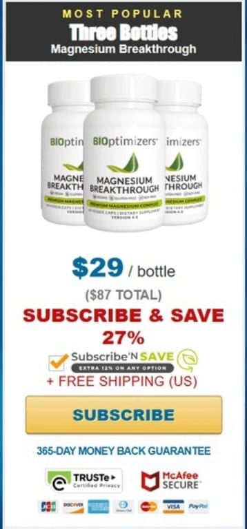 BiOptimizers 3 bottles